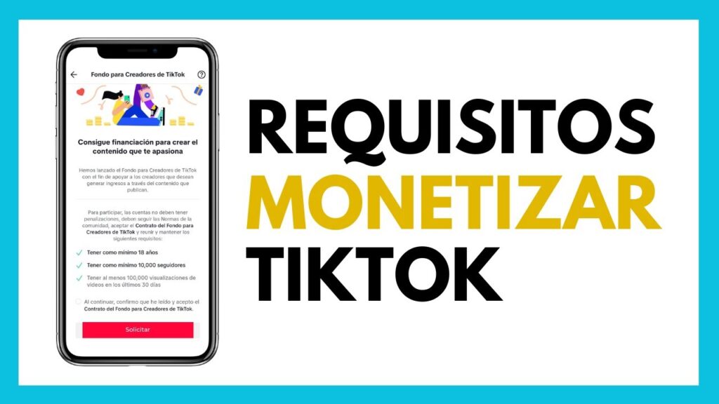 Requisitos mínimos para activar el Fondo de Creadores de TikTok