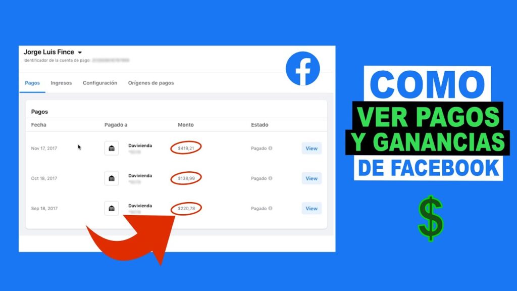 Cómo consigo que Facebook me pague