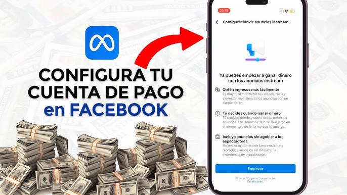 Cómo configurar Facebook para que te paguen