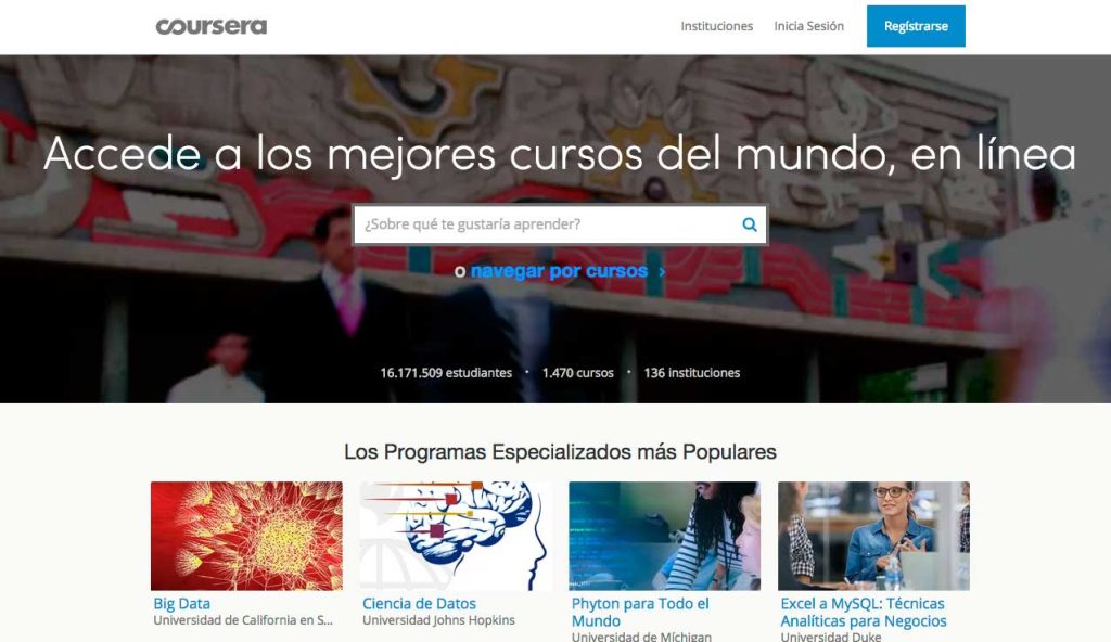 ¿Cuáles son las ventajas de Coursera?